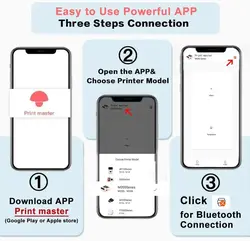 خرید کاغذ پرینتر لیبل زن حرارتی اندازه 70*80 میلی‌متر Phomemo M221 - کی ام کالا