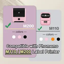 خرید و قیمت لیبل حرارتی دم موشی برند phomemo مخصوص جواهرات 25*30+45 mm - کی ام کالا