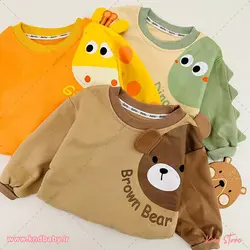 خرید و قیمت دورس (بلوز) تک بچه گانه طرح عروسکی | پاییز 1402