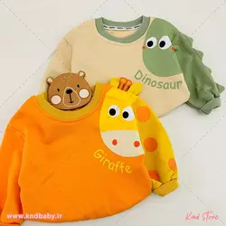 خرید و قیمت دورس (بلوز) تک بچه گانه طرح عروسکی | پاییز 1402