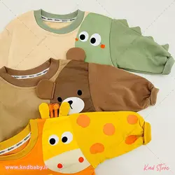 خرید و قیمت دورس (بلوز) تک بچه گانه طرح عروسکی | پاییز 1402