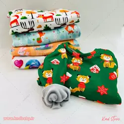 خرید لباس بچه ست راحتی لاینردار(توکرک) - کایند استور