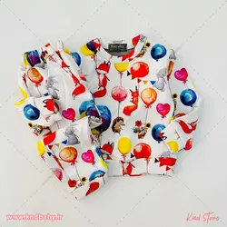 خرید لباس بچه ست راحتی لاینردار(توکرک) - کایند استور