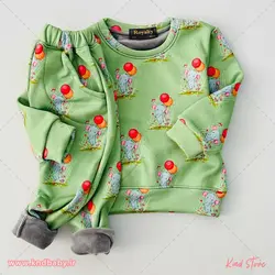 خرید لباس بچه ست راحتی لاینردار(توکرک) - کایند استور