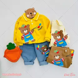 خرید و قیمت بلوز شلوار بچه گانه طرح تدی بادکنکی | پاییز 1402