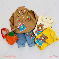 خرید و قیمت بلوز شلوار بچه گانه طرح تدی بادکنکی | پاییز 1402