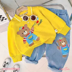 خرید و قیمت بلوز شلوار بچه گانه طرح تدی بادکنکی | پاییز 1402