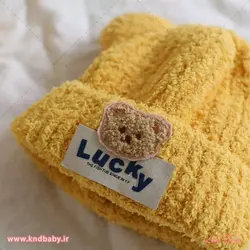 خرید و قیمت کلاه و شال موهر بچه گانه خرس LUCKY_ (اورجینال)