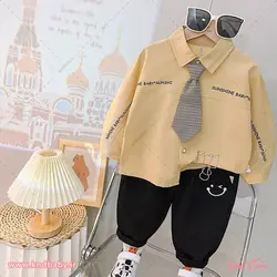 ست پیراهن شلوار با کراوات Sunshine - کایند استور