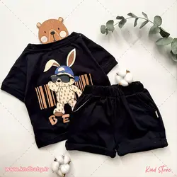 تیشرت شلوارک گنگ استایل خرگوشی BEST - کایند استور