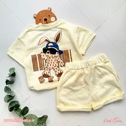 تیشرت شلوارک گنگ استایل خرگوشی BEST - کایند استور