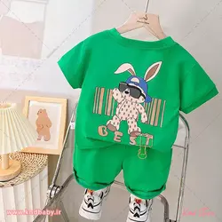 تیشرت شلوارک گنگ استایل خرگوشی BEST - کایند استور