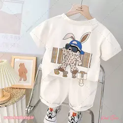 تیشرت شلوارک گنگ استایل خرگوشی BEST - کایند استور