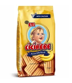 ETI بیسکویت مادر موزی 172 گرمی جی جی ب ب اتی