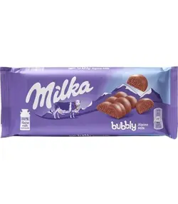 شکلات شیری بابلی 100 گرمی MILKA