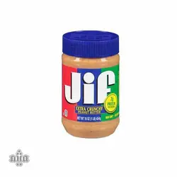 کره بادام زمینی جیف درب آبی