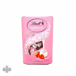 شکلات ترافل توت فرنگی لیندور