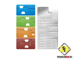 ست شابلون مگنتی سیلیکونی طبقات آیفون X-14PROMAX