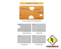 ست شابلون مگنتی سیلیکونی طبقات آیفون X-14PROMAX