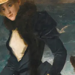 تابلو زن و چتر کلاسیک با بهترین کیفیت