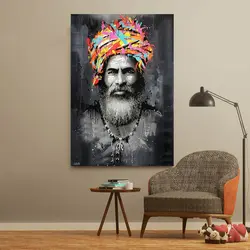 تابلو مرد هندی فانتزی با بهترین کیفیت