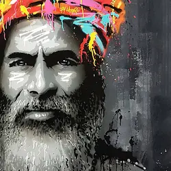 تابلو مرد هندی فانتزی با بهترین کیفیت