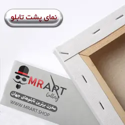 تابلو زن و پروانه آبی با بهترین کیفیت