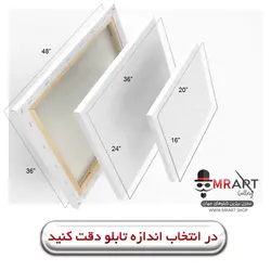 تابلو زن و پروانه آبی با بهترین کیفیت