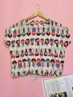 بلوز نخی زنانه  گره ای - برند وارداتی