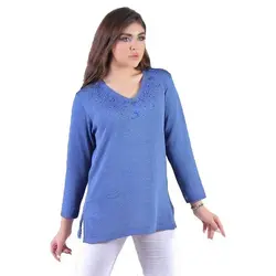 بلوز بافت زنانه خاص منجوق کاری شده