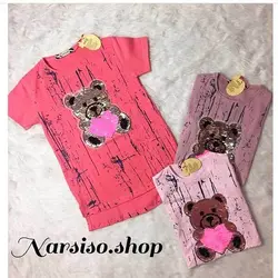 بلوز دخترانه پولک دار خرجکار عروسکی