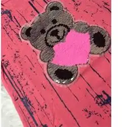 بلوز دخترانه پولک دار خرجکار عروسکی