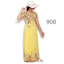پیراهن ساحلی زنانه تمام نخ کد 908