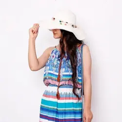 پیراهن ساحلی زنانه تمام نخ طرح راه راه