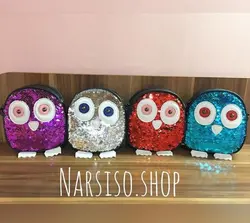 کیف سایز کوچک مدل جغدی دو رو پولک