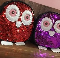 کیف سایز کوچک مدل جغدی دو رو پولک