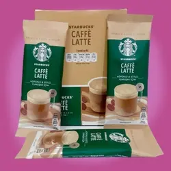 استارباکس اورجینال طعم کافه لاته بسته ده عددی starbucks caffe latte