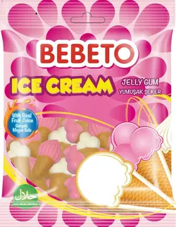 پاستیل بستنی ببتو Bebeto icecream 120g