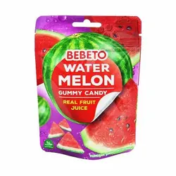 پاستیل هندوانه با آبمیوه طبیعی Bebeto 60g