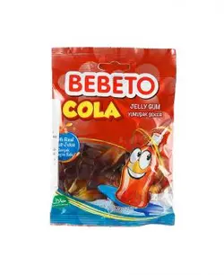 پاستیل نوشابه کولا ببتو 80گرمی Bebeto cola