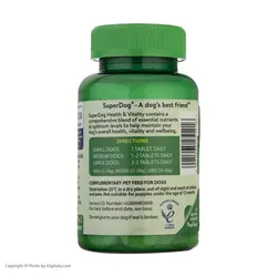 خرید آنلاین قرص مکمل سگ ویتابیوتیکس مدل SuperDog Health Vitality بسته 60 عددی با قیمت مناسب