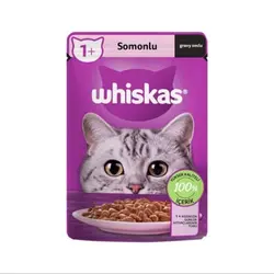 پوچ گربه ویسکاس Whiskas طعم ماهی وزن 85 گرم - پت شاپ پتیشا-غذای خشک گربه-عذای خشک سگ-تشویقی سگ-کنسرو گربه-پوچ گربه-کنسر سگ- پوچ سگ