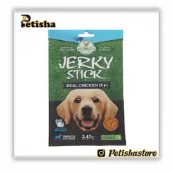 تشویقی سگ ووجی Jerky Stick طعم شیر وزن 70 گرم
