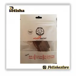 تشویقی سگ مدادی فلوراید آلفا اسپریت Alpha Spirit دورپیچ گوشت وزن 80 گرم