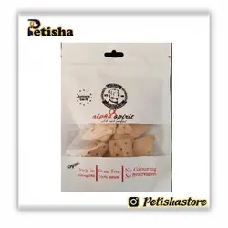 تشویقی سگ آلفا اسپریت Alpha Spirit بیسکوییت طرح هندسی وزن 80 گرم