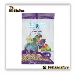 غذای طوطی سانان کوچک جثه بلو BLUE وزن 950 گرمی