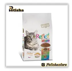غذای خشک گربه رفلکس مدل مولتی کالر (بسته بندی قدیم) وزن 15 کیلو گرم