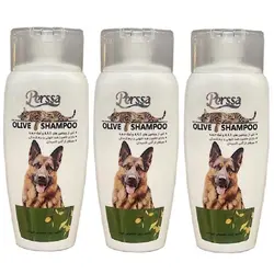 شامپو زیتون پرسا مخصوص سگ و گربه۲۵۰ میلی لیتر پک سه عددی