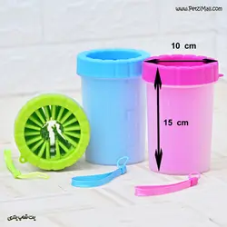 پنجه شور سگ سیلیکونی نرم دارای سایز ۱۰*۱۵ CM کد ۷۴۵