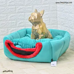 جای خواب سگ و گربه فانتزی برند لوکا طرح قورباغه چندکاره سایز ۴۵*۵۰*۶۰ CM کد ۷۶۰